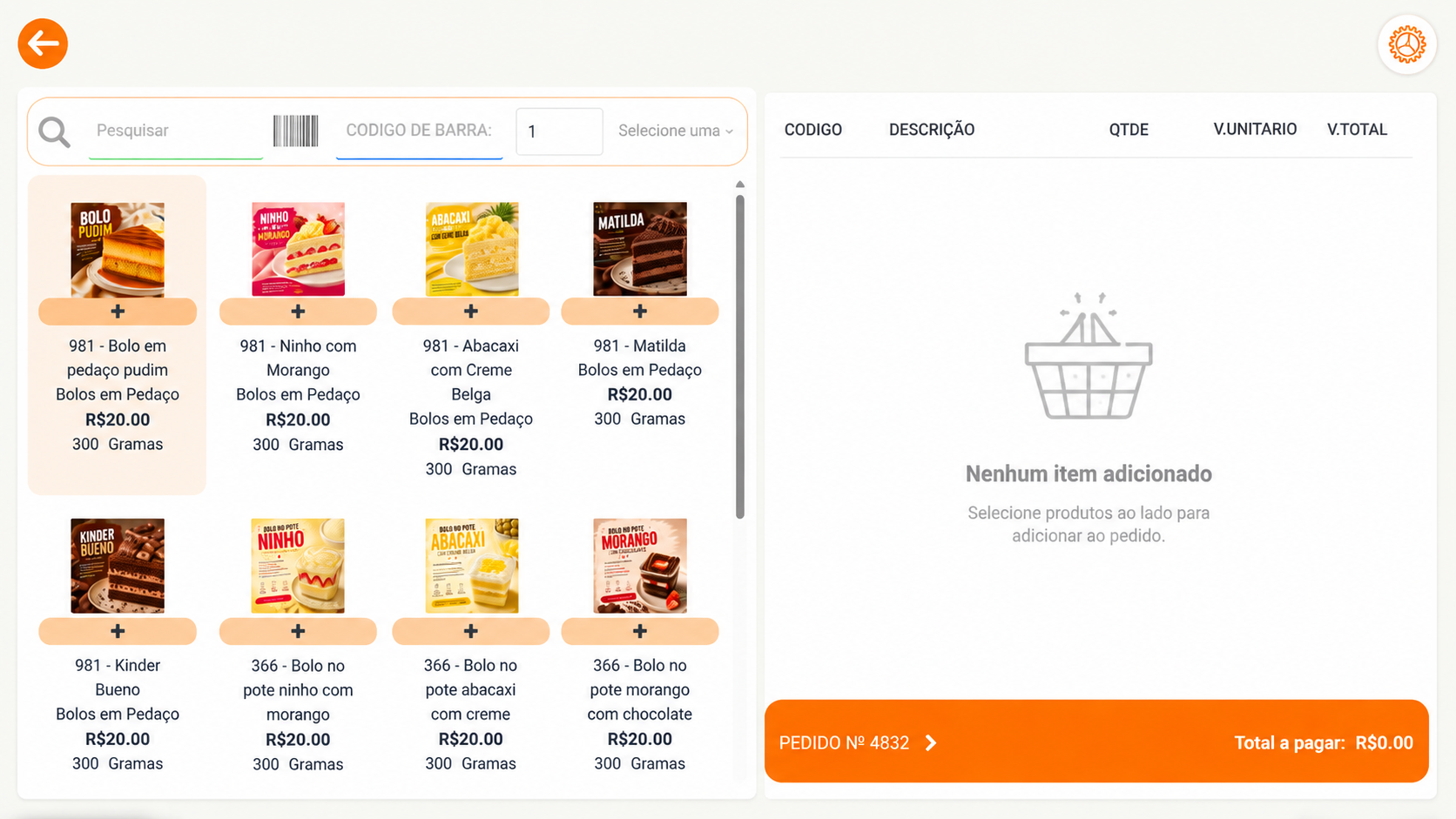 Mockup do Sistema GPDV